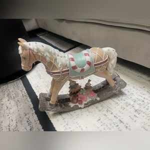 Large, New! Sold out! Christmas Gingerbread Rocking Horse